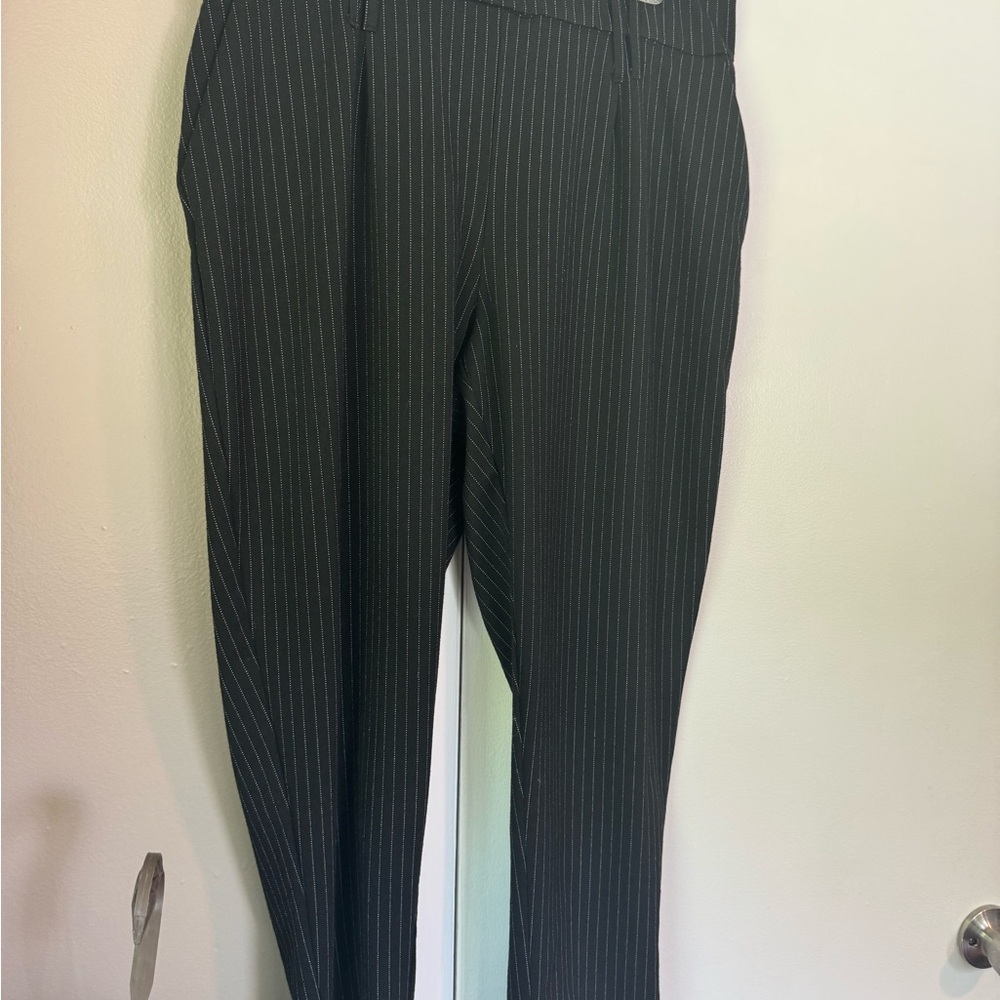 Jules & Leopold Charcoal Pinstripe Dress Pants